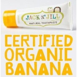 Jack n'Jill - Naturalna pasta do zębów z organicznym bananem i Xylitolem, 50g