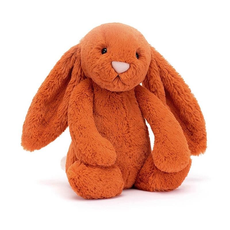 Jellycat - Przytulanka Bashful Królik 31cm - Mandarynkowy