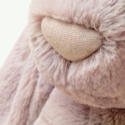 Jellycat - Przytulanka Bashful Luxe Królik 51cm - Pudrowy róż