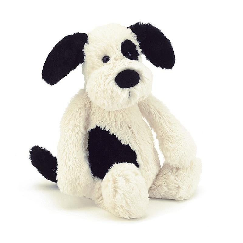 Jellycat - Przytulanka Bashful Pies w łaty 18cm