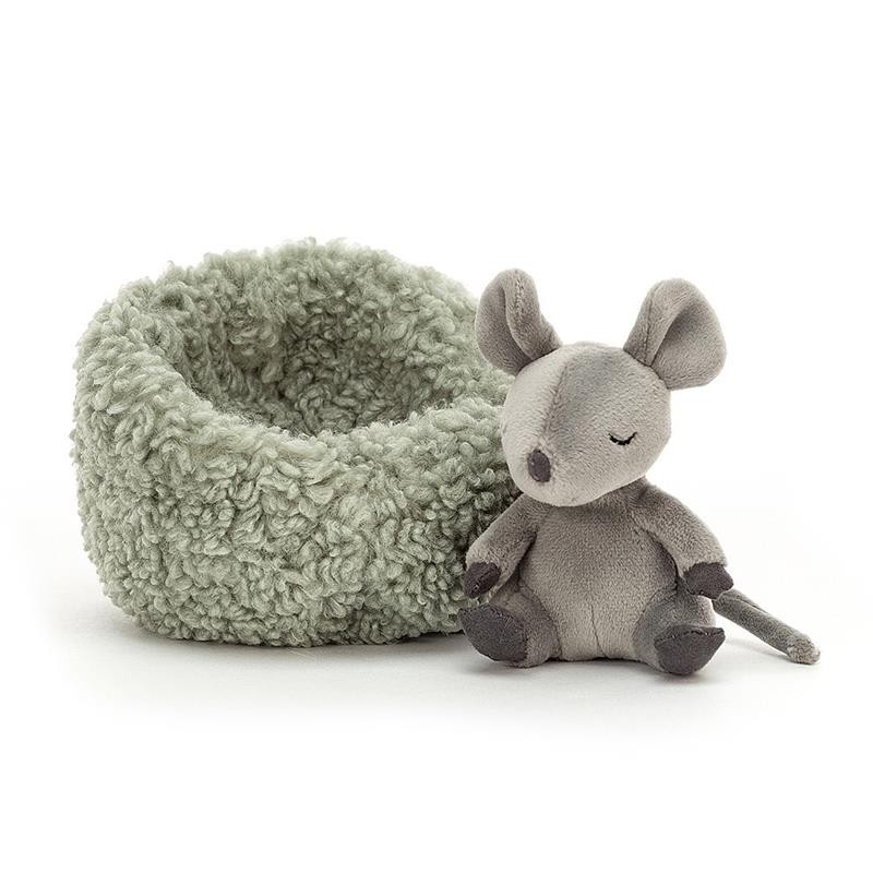 Jellycat - Przytulanka Hibernating Mysz 7x12cm