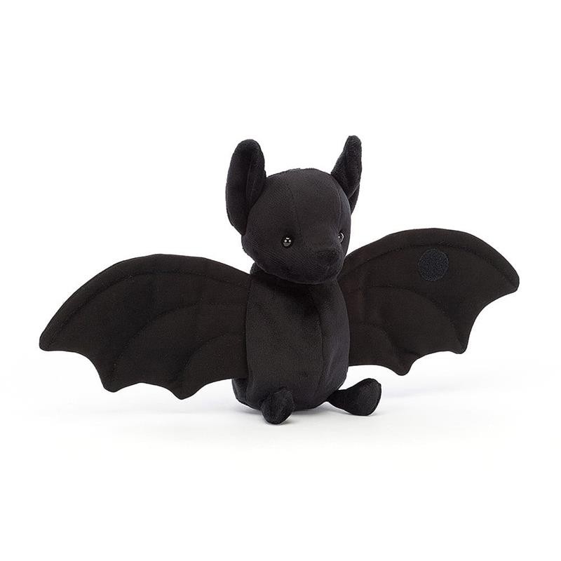 Jellycat - Przytulanka Nietoperz 16cm - Czarny - Halloween