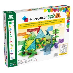 Magna Tiles - Klocki magnetyczne Dino World XL 50el.