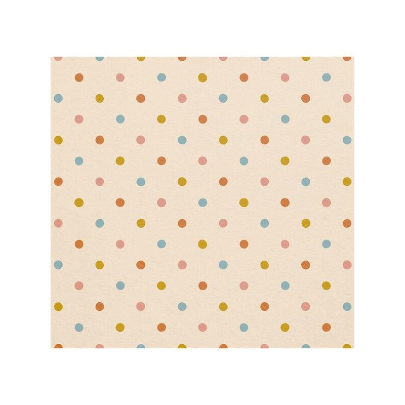 Maileg - Papier do pakowania prezentów - Multi dots - Vintage finish