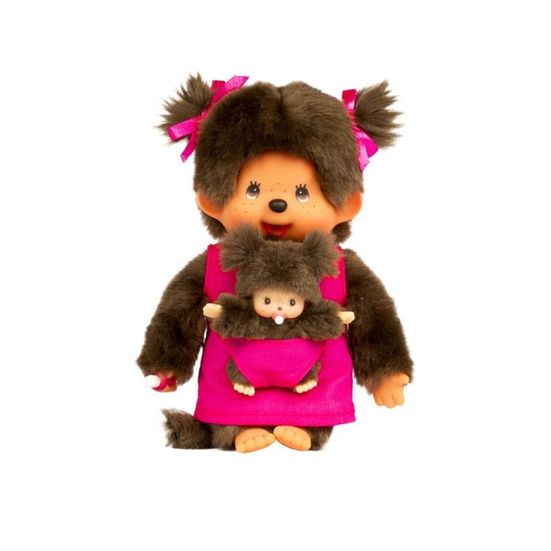 Monchhichi - Pluszowa małpka Mama, 20cm