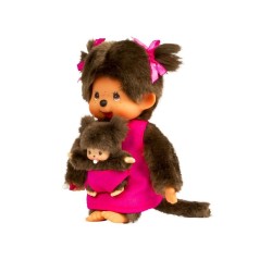 Monchhichi - Pluszowa małpka Mama, 20cm