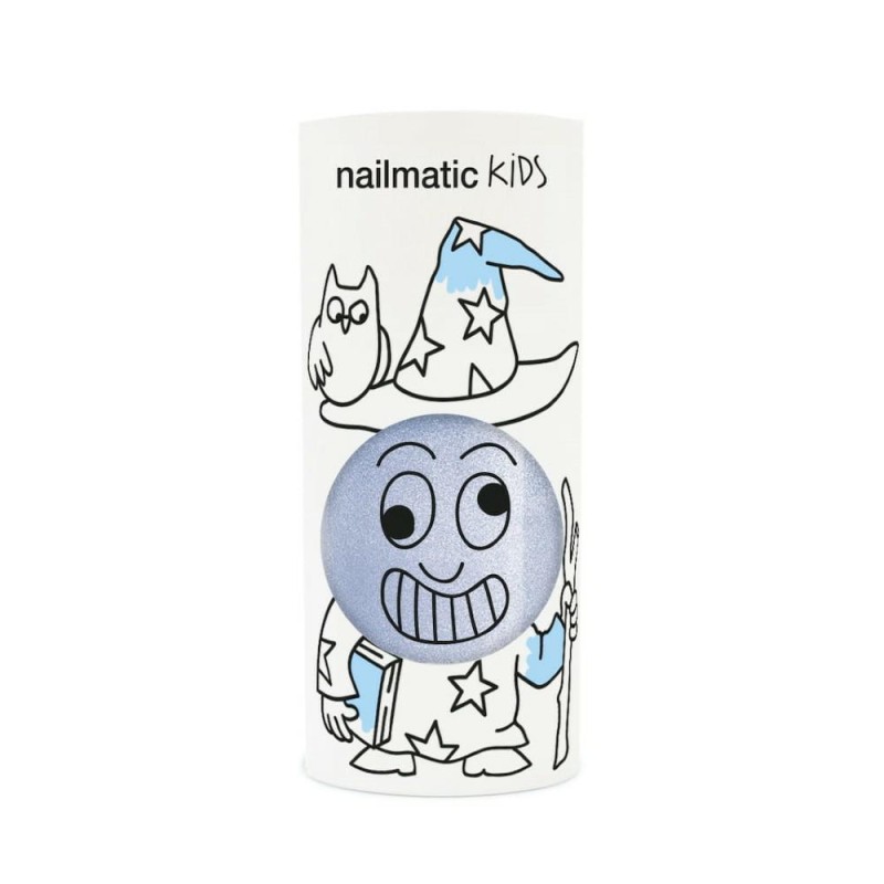 Nailmatic - Lakier do paznokci na bazie wody Merlin - Perłowo-błękitny