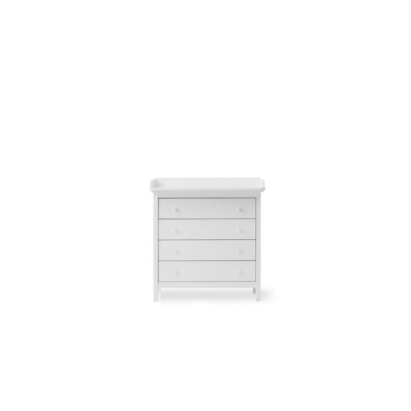 Oliver Furniture - Komoda Seaside z 4 szufladami i przewijakiem - white