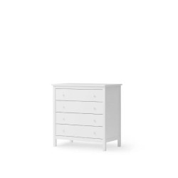 Oliver Furniture - Komoda Seaside z 4 szufladami - white