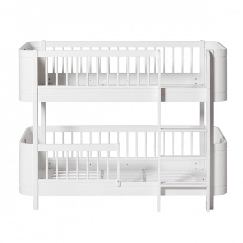 Oliver Furniture - Łóżko Mini+ low bunk - white