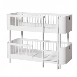 Oliver Furniture - Łóżko Mini+ low bunk - white