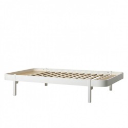 Oliver Furniture - Łóżko Wood Lounger 120cm - white