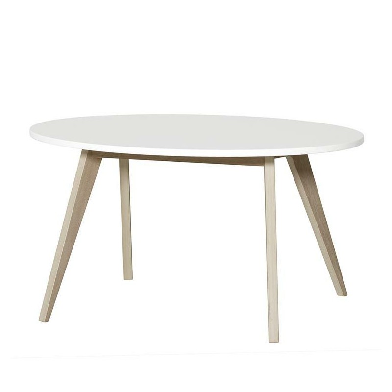 Oliver Furniture - Stolik PingPong - white/oak