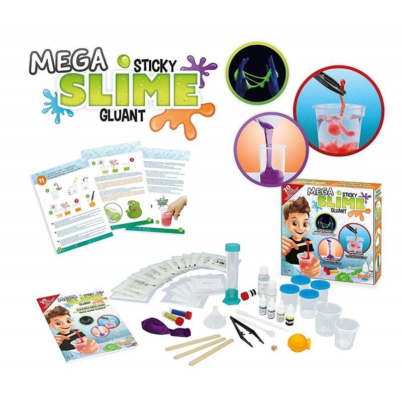 Buki - Mega lab - Produkcja 20 slime glutów