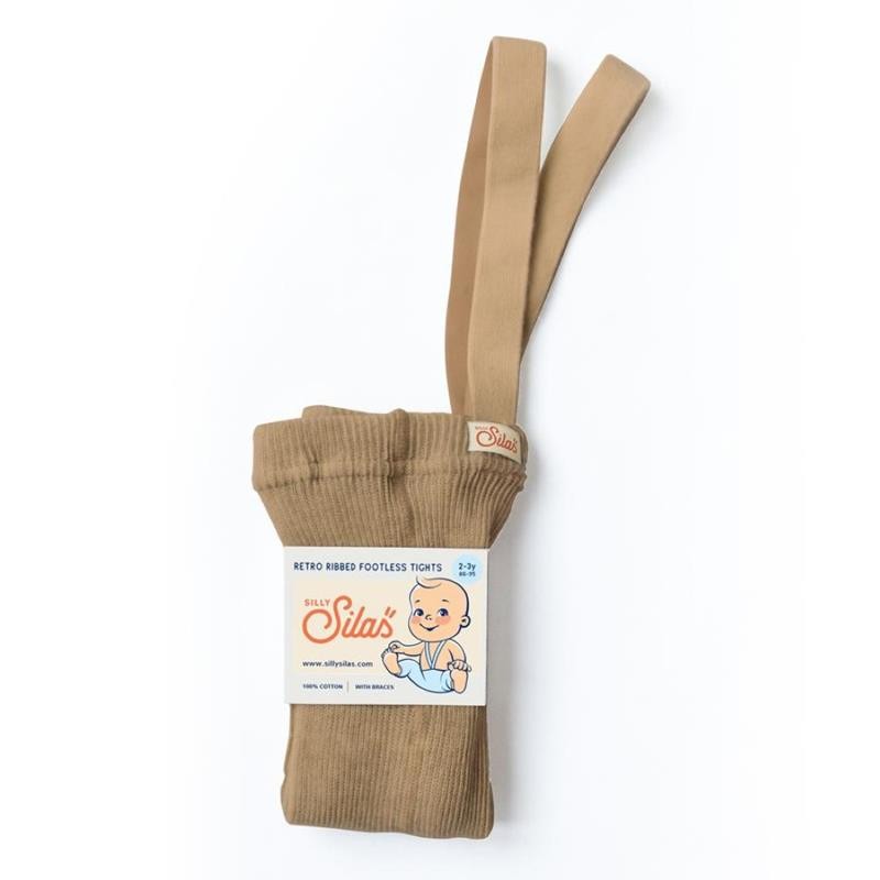 Silly Silas - Legginsy z szelkami Light Brown Rose