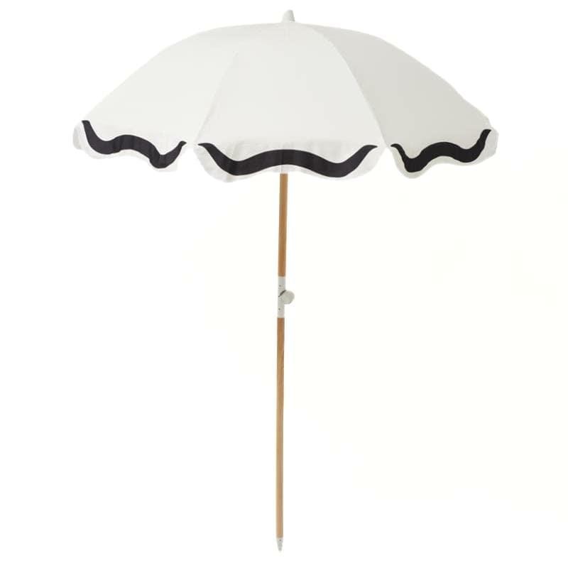 Sunnylife - Parasol plażowy Luxe Beach Umbrella - Casa Marbella Vintage Black