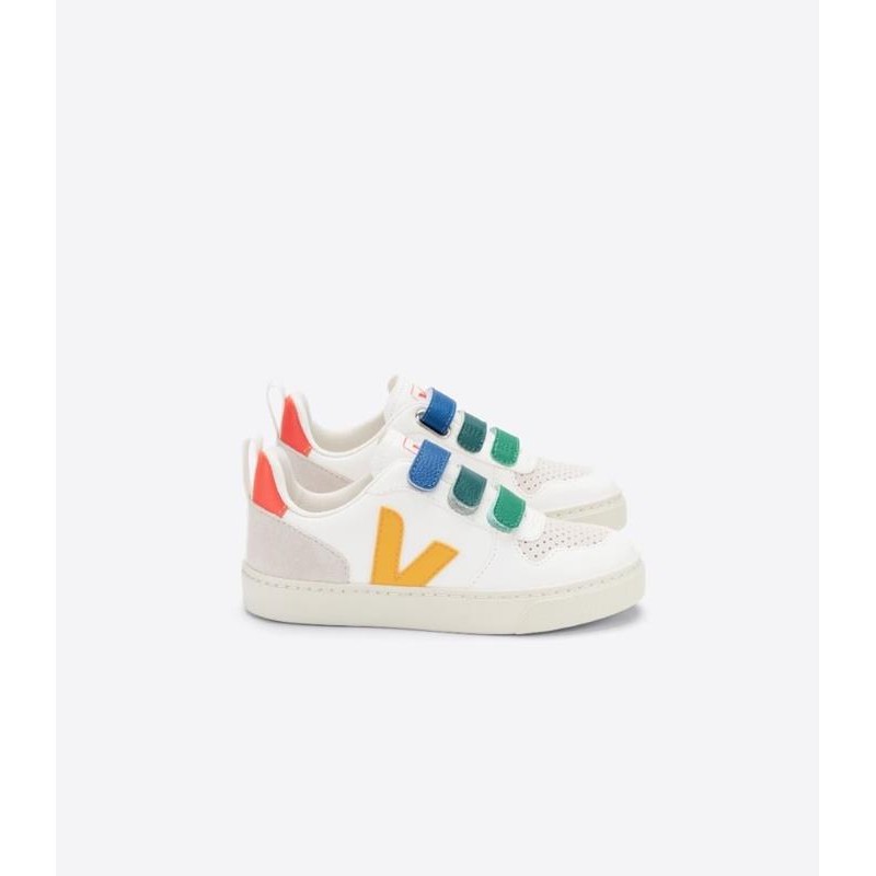 Veja - Sneakersy V-10 Chromefree - Multico White Ouro