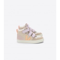 Veja - Sneakersy V-10 Mid Suede - Multico-Almond Peach