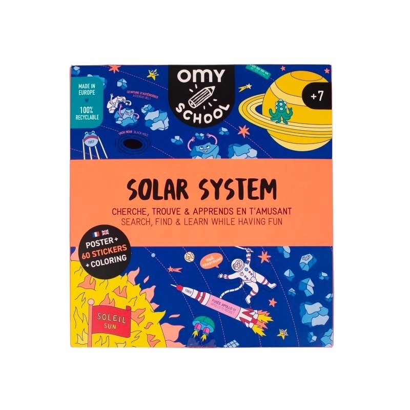 OMY - Plakat do nauki i zabawy - Solar System