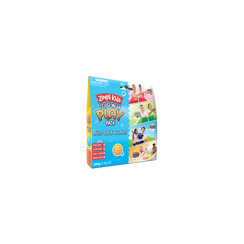 Zimpli Kids - Zestaw magicznych proszków do kąpieli, Mega Play Pack, 12szt.