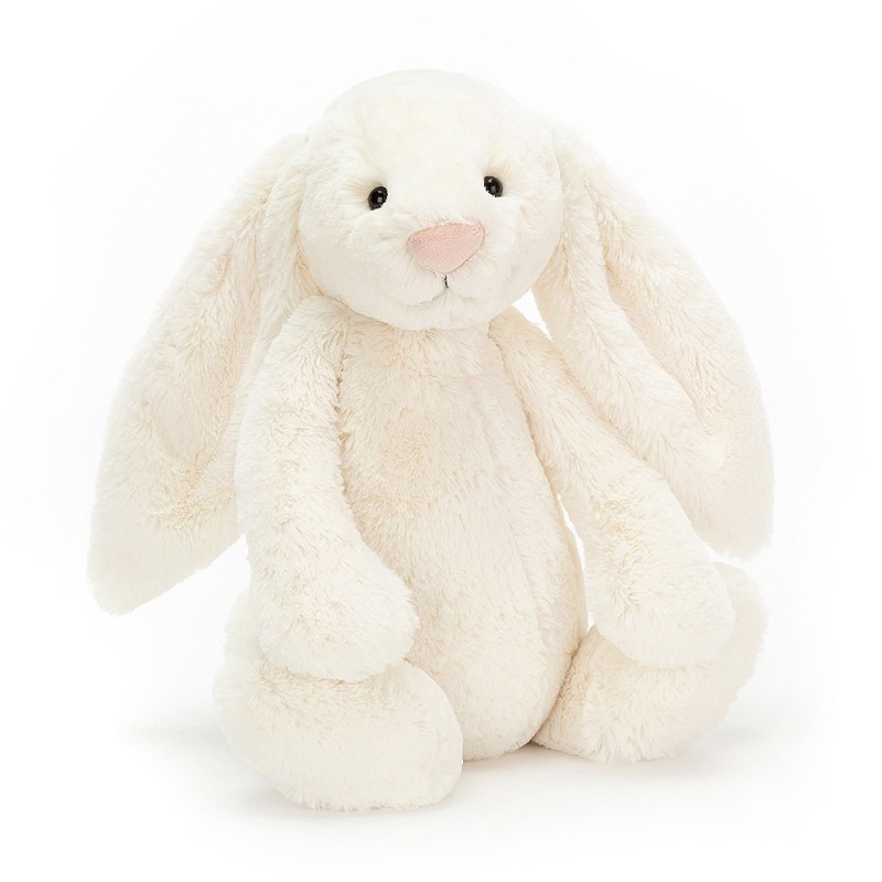 Jellycat - Przytulanka Bashful Królik 36cm - Kremowy