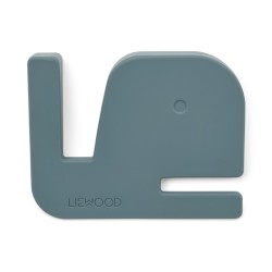 Liewood - Odboje drzwiowe Bjarke 2-pak - Whale blue/Garden green