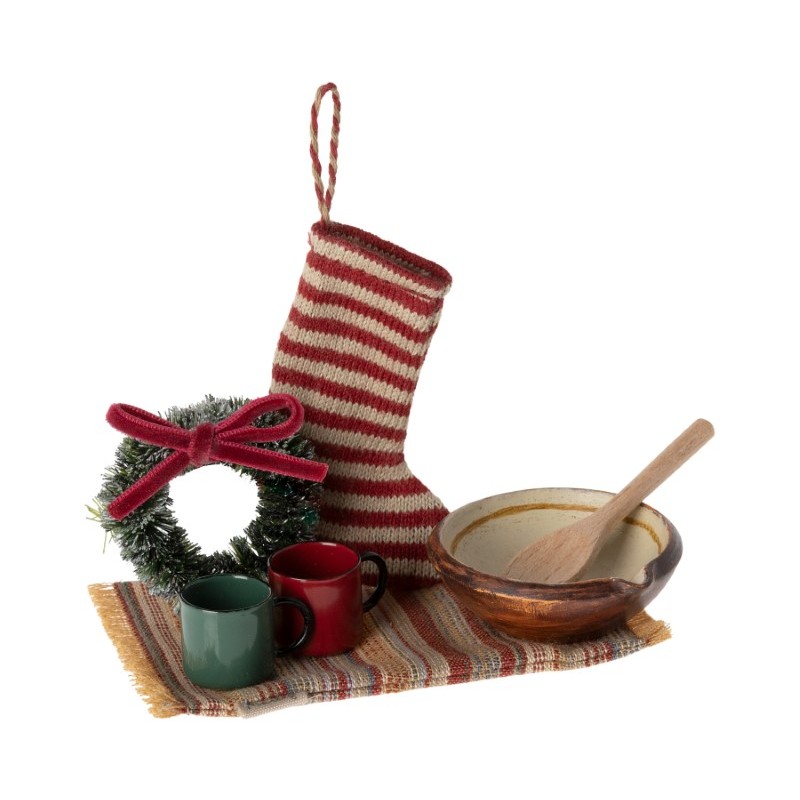 Maileg - Dekoracja bożonarodzeniowa, zestaw świąteczny Cosy Christmas Set