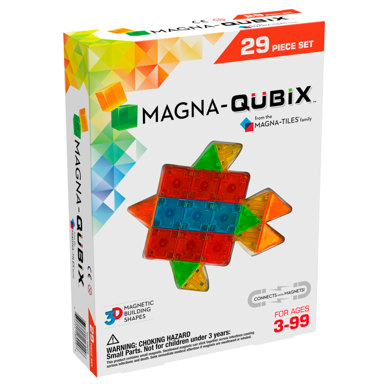 Magna Tiles - Klocki magnetyczne Magna-Qubix® 29el.