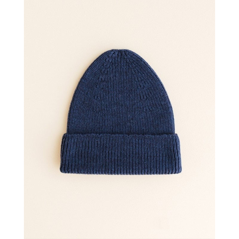 Hvid - Całoroczna czapka z wełny merino Fonzie Beanie - blue