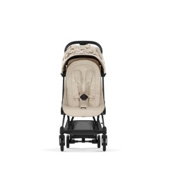 Cybex - Ultrakompaktowy wózek spacerowy Coya - Simply Flowers Nude Beige | mid beige