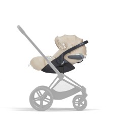 Cybex - Fotelik samochody dla niemowląt Cloud T i-Size - Simply Flowers Nude Beige | mid beige