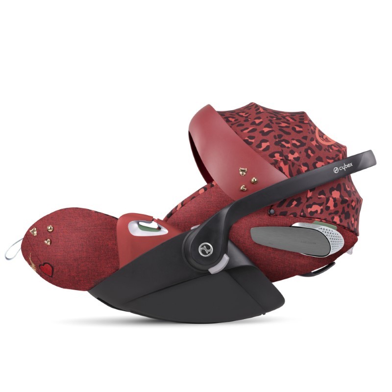 Cybex - Fotelik samochody dla niemowląt Cloud T i-Size - Rosenrot Red | dark red