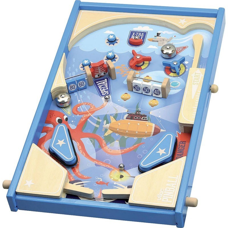 Vilac - Drewniany flipper pinball, W oceanie