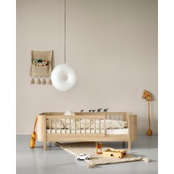 Oliver Furniture - Drewniane łóżko dziecięce Mini+ junior, 68x162cm - oak