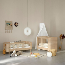 Oliver Furniture - Części do rozbudowy łóżeczka Mini+ na łóżko Junior - Oak