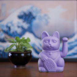 Donkey - Kot szczęścia MANEKI NEKO Classic, lilac