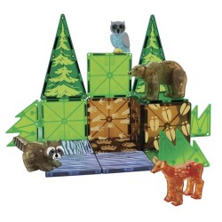 Magna Tiles - Klocki magnetyczne Forest Animals 25 el.