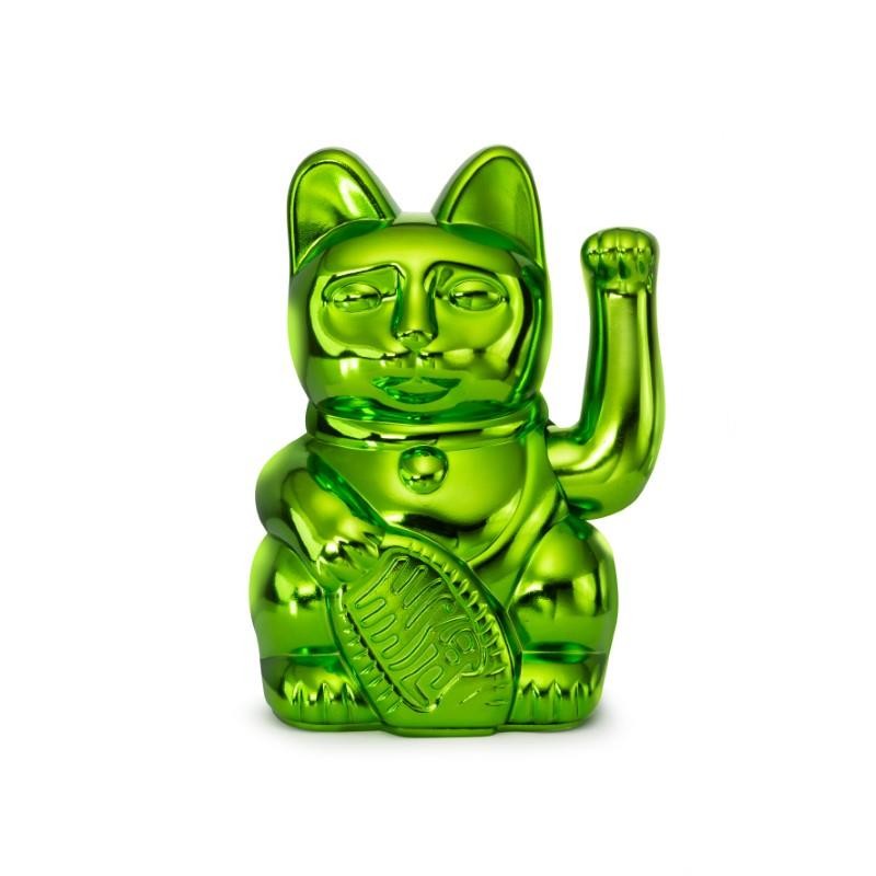 Donkey - Kot szczęścia MANEKI NEKO Festive Edition, shiny green