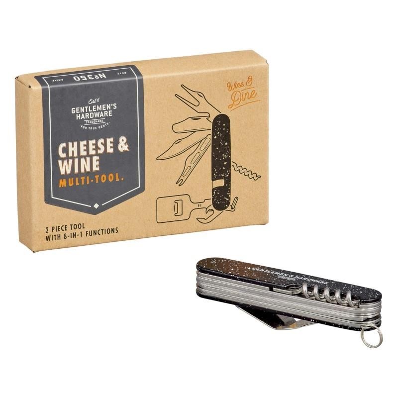 Gentlemen’s Hardware - Multitool kuchenny "Cheese&Wine" 8w1