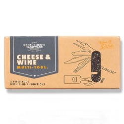 Gentlemen’s Hardware - Multitool kuchenny "Cheese&Wine" 8w1