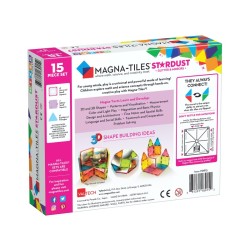 Magna Tiles - Klocki magnetyczne Stardust 15 el.