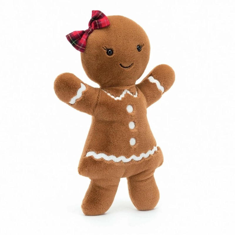 Jellycat - Przytulanka Wesoła piernikowa dziewczynka 33cm