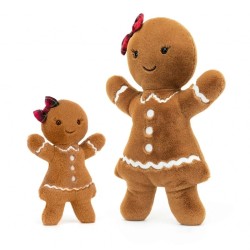 Jellycat - Przytulanka Wesoła piernikowa dziewczynka 18cm