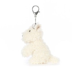 Jellycat - Breloczek Terrier kremowy 11cm