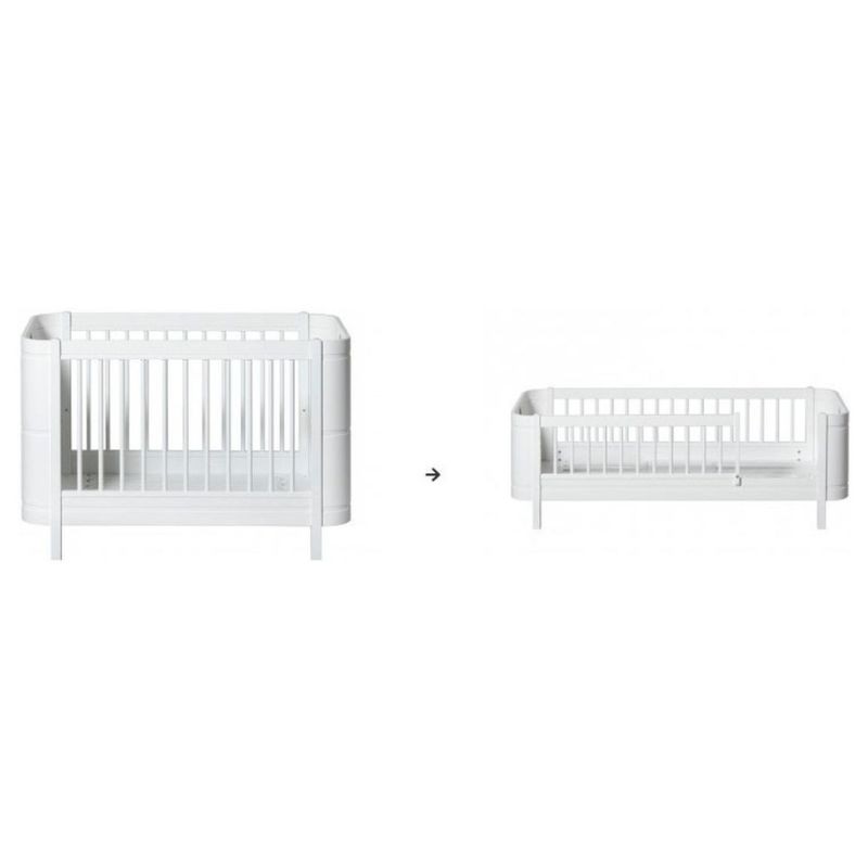 Oliver Furniture - Części do rozbudowy łóżeczka Mini+ na łóżko Mini+ Junior Kit - White