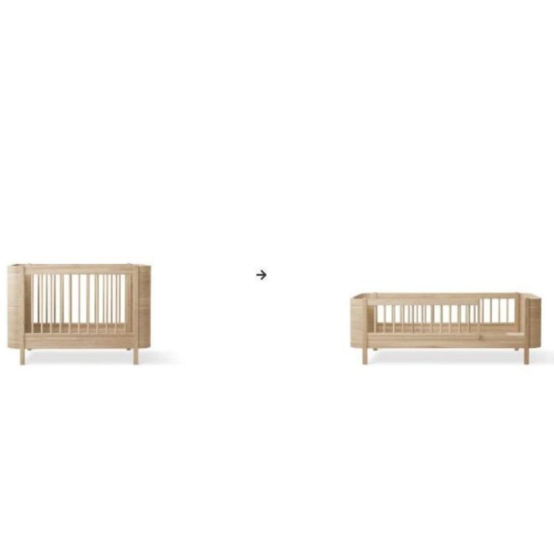 Oliver Furniture - Części do rozbudowy łóżka Mini+ na łóżko Junior Kit - Oak