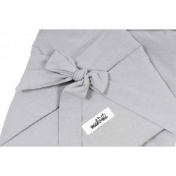 Malomi Kids - Kołderka S Rożek Niemowlęcy Cotton Washed Grey