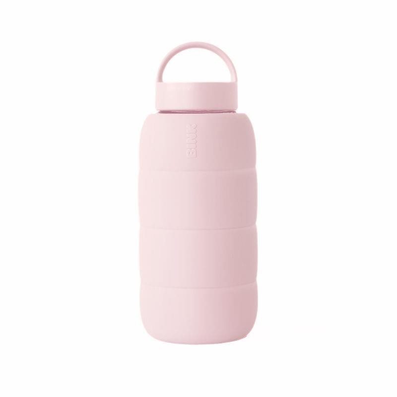 Bink - Szklana butelka Puffer Bottle 800ml - seashell