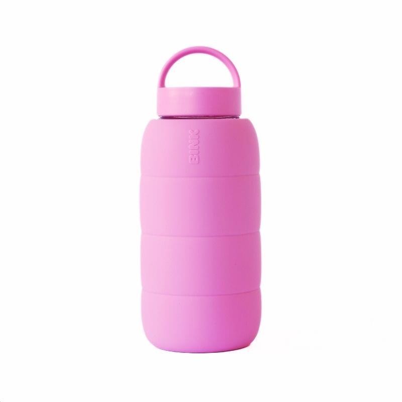 Bink - Szklana butelka Puffer Bottle 800ml - bubblegum