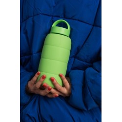 Bink - Szklana butelka Puffer Bottle 800ml - lime